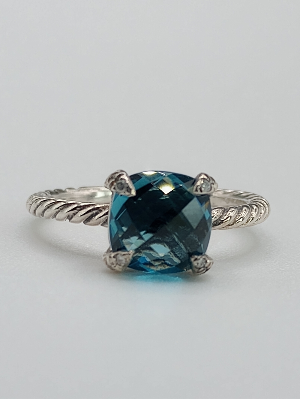 David Yurman Chantelaline with Diamonds 8 mm Ring